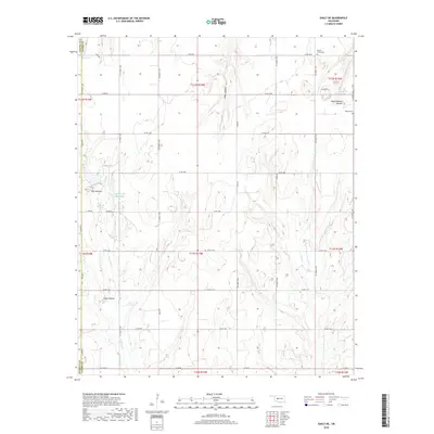 2018 Map of Eakly NE, 2018 Print