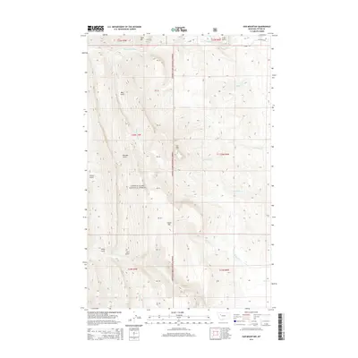 2014 Map of Ear Mountain, 2014 Print