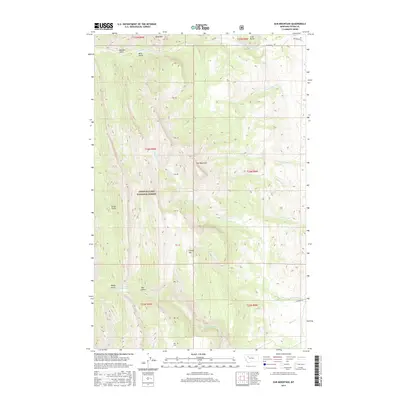 2017 Map of Ear Mountain, 2017 Print