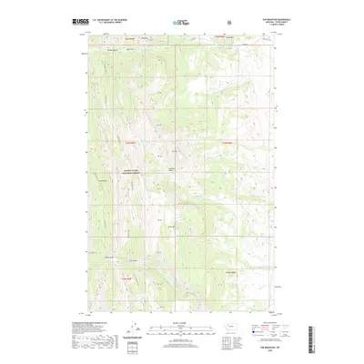 2020 Map of Ear Mountain, 2020 Print
