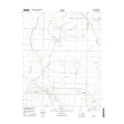 2014 Map of Earle, 2014 Print