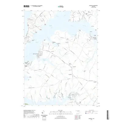 2019 Map of Earleville, 2019 Print