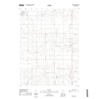 2018 Map of Earlham East, 2018 Print