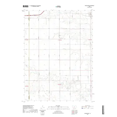 2018 Map of Earlham West, 2018 Print