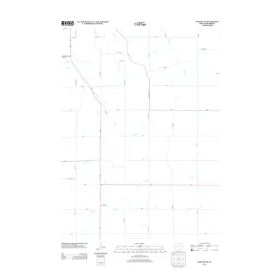 2013 Map of Earling NE, 2013 Print