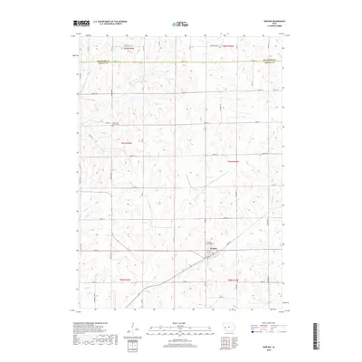 2018 Map of Earling, 2018 Print