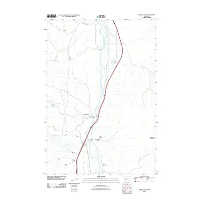 2011 Map of Earls Gulch, 2011 Print