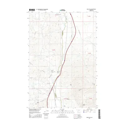 2017 Map of Earls Gulch, 2017 Print