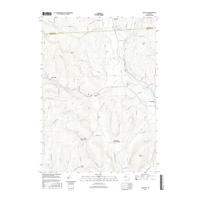 2016 Map of Earlville, 2016 Print
