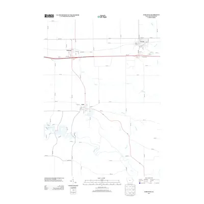 2013 Map of Earlville, 2013 Print