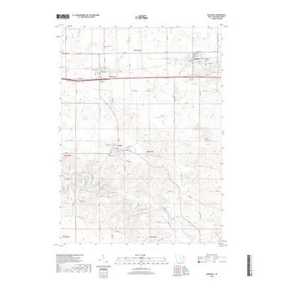 2018 Map of Earlville, 2018 Print