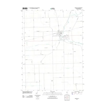 2012 Map of Earlville, 2012 Print