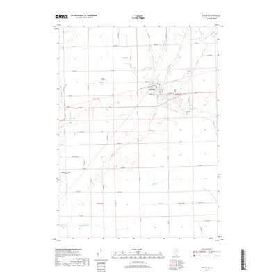 2018 Map of Earlville, 2018 Print