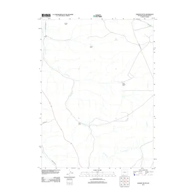 2012 Map of Earnest Butte, 2012 Print