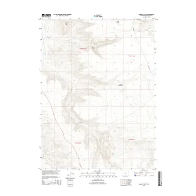 2015 Map of Earnest Butte, 2015 Print