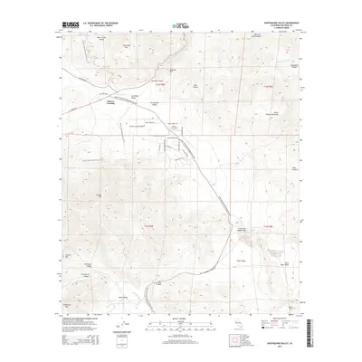 2015 Map of Earthquake Valley, 2015 Print