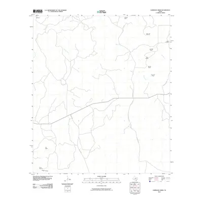 2010 Map of Earwood Creek, 2010 Print