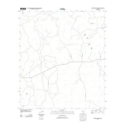 2012 Map of Earwood Creek, 2012 Print