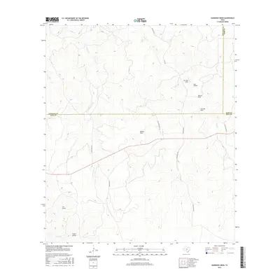2016 Map of Earwood Creek, 2016 Print