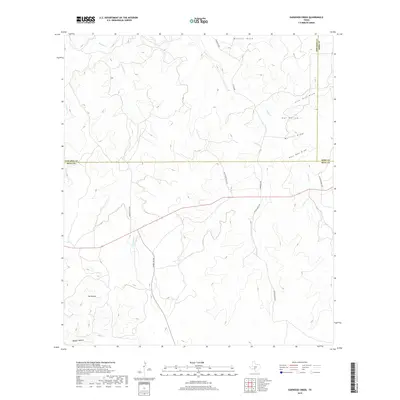 2019 Map of Earwood Creek, 2019 Print