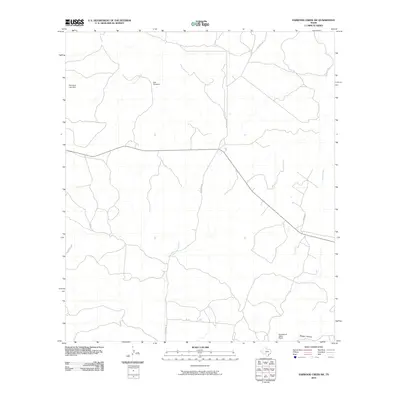 2010 Map of Earwood Creek SW, 2010 Print
