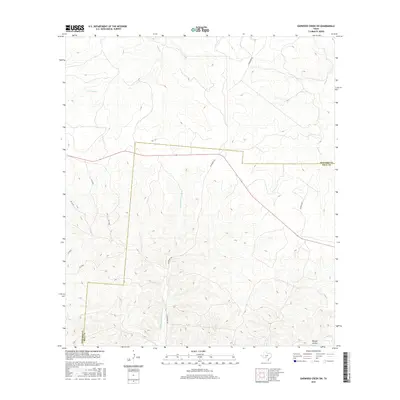 2016 Map of Earwood Creek SW, 2016 Print