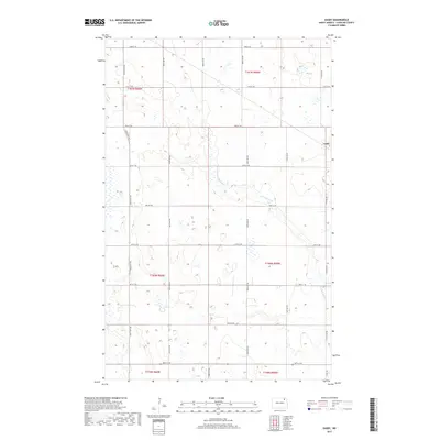 2017 Map of Easby, 2017 Print