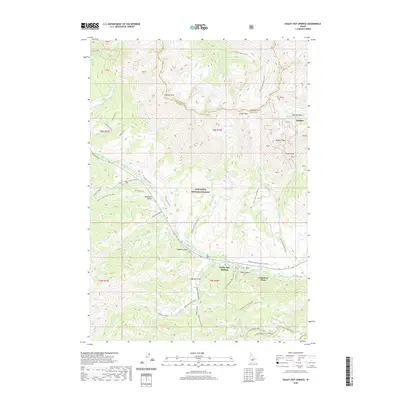 2020 Map of Easley Hot Springs, 2020 Print