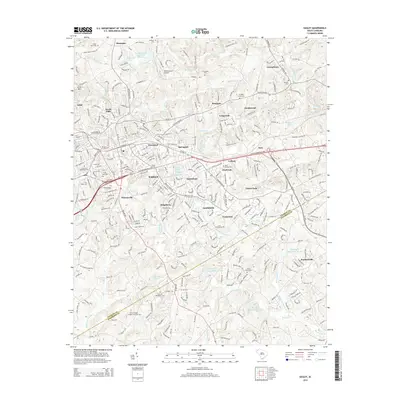 2014 Map of Easley, 2014 Print
