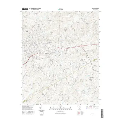 2017 Map of Easley, 2017 Print