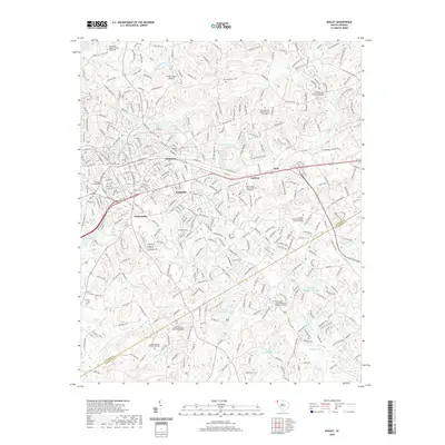 2020 Map of Easley, 2020 Print