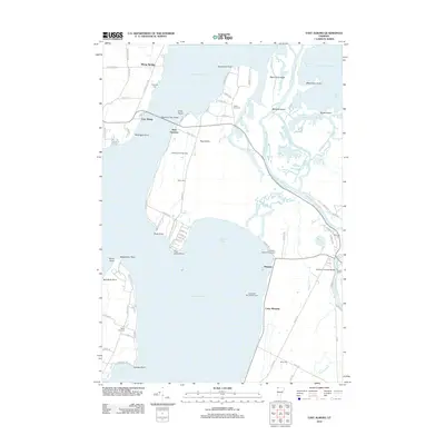 2012 Map of East Alburg, 2012 Print