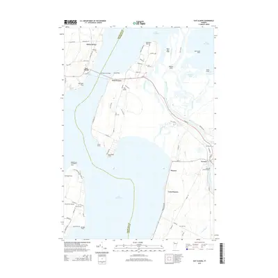 2015 Map of East Alburg, 2015 Print