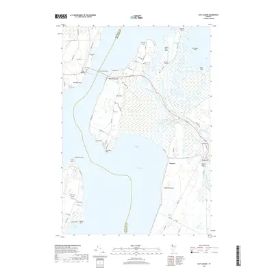 2018 Map of East Alburg, 2018 Print