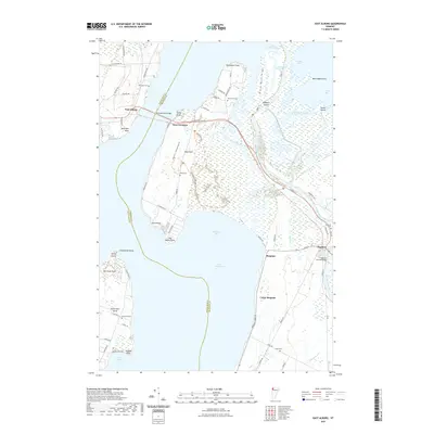 2021 Map of East Alburg, 2021 Print