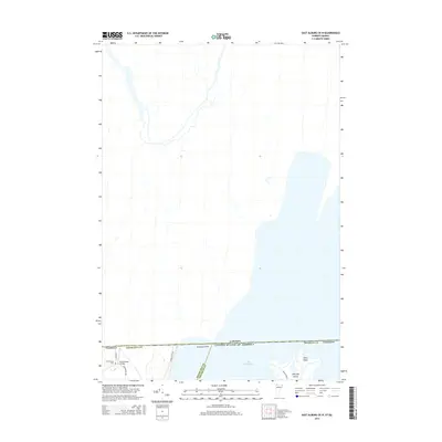 2015 Map of East Alburg OE N, 2015 Print