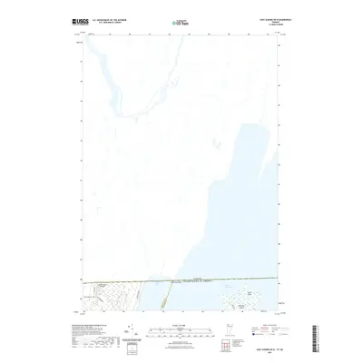 2021 Map of East Alburg OE N, 2021 Print
