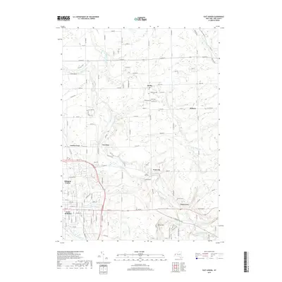 2019 Map of East Aurora, 2019 Print