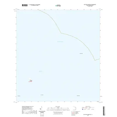 2021 Map of East Bahia Honda Key, 2021 Print