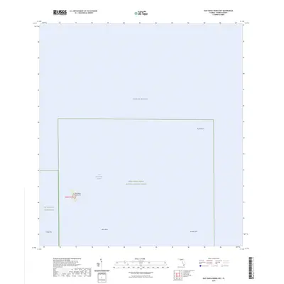 2024 Map of East Bahia Honda Key, 2024 Print
