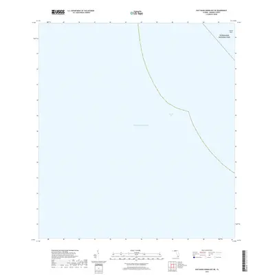 2018 Map of East Bahia Honda Key NE, 2018 Print