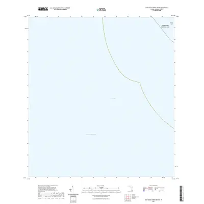 2021 Map of East Bahia Honda Key NE, 2021 Print