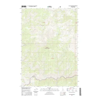 2017 Map of East Basin Creek, 2017 Print