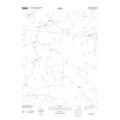 2013 Map of East Bend, 2013 Print