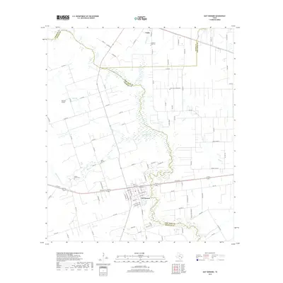 2019 Map of East Bernard, 2019 Print