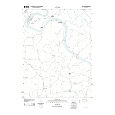 2010 Map of East Brady, 2010 Print