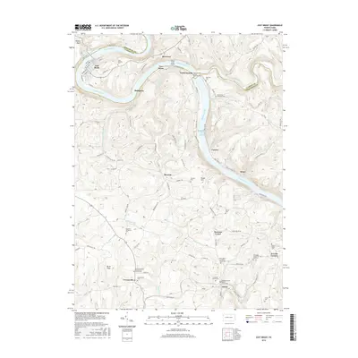 2016 Map of East Brady, 2016 Print