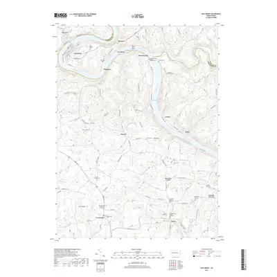 2019 Map of East Brady, 2019 Print