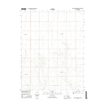2015 Map of East Bridge Creek North, 2015 Print