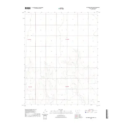 2018 Map of East Bridge Creek North, 2018 Print